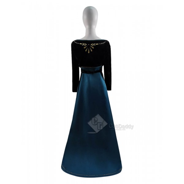 Disney Frozen 2 Anna Queen Dress Cosplay Costume for adults