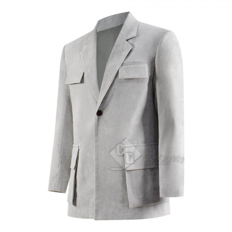 Doctor Who 7th Seventh Doctor Grey Coat Jacket Cosplay Costume