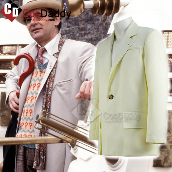 Dr Who The Seventh 7th Doctor Costume Cream Jacket Coat Cosplay Ideas