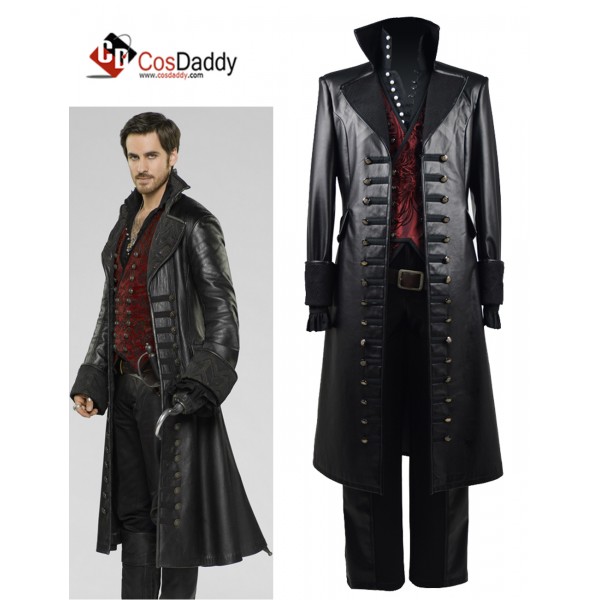 Once Upon A Time Captain Hook Cosplay Costume