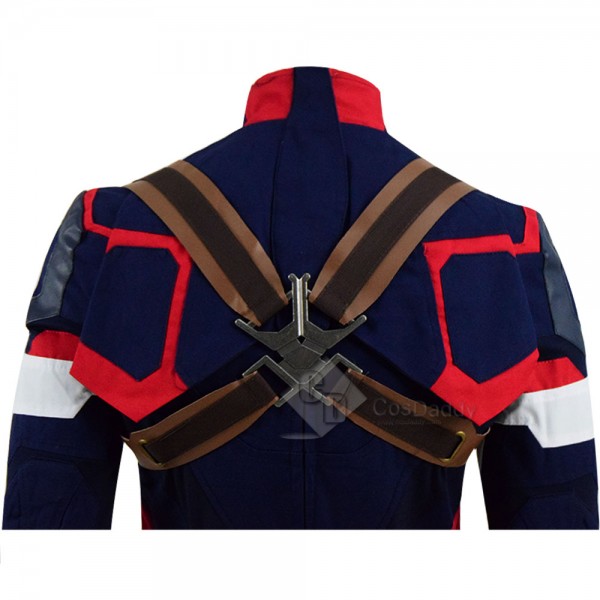 Avengers: Age of Ultron Captain America Steve Rogers Uniform Outfit Cosplay Costume
