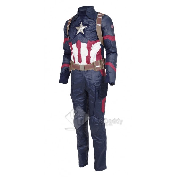 Captain America: Civil War Steve Rogers Uniform Cosplay Costume