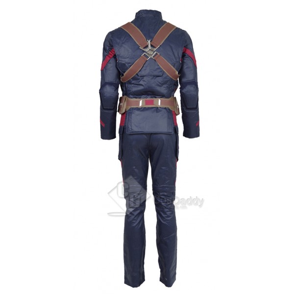 Captain America: Civil War Steve Rogers Uniform Cosplay Costume