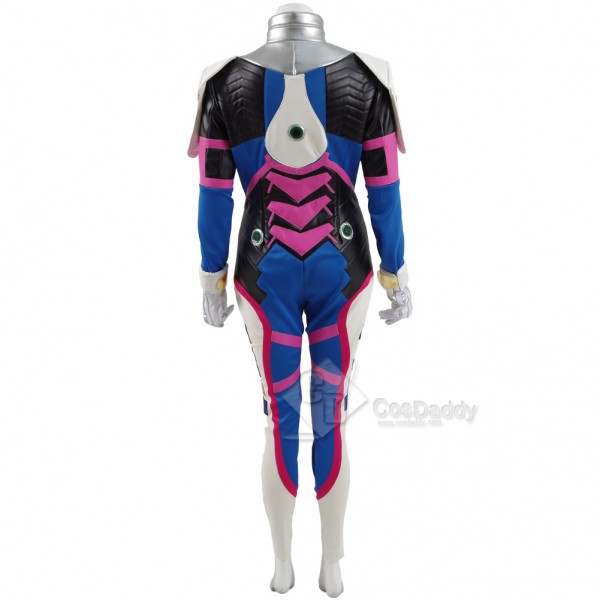 Overwatch D.VA Cosplay Blue Battlesuit Costume