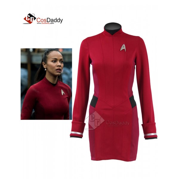 Star Trek Beyond Uhura Engineer Crewman  Red Dress...
