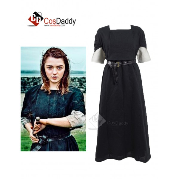 Game of Thrones  Season 6 Arya Stark Black and Whi...