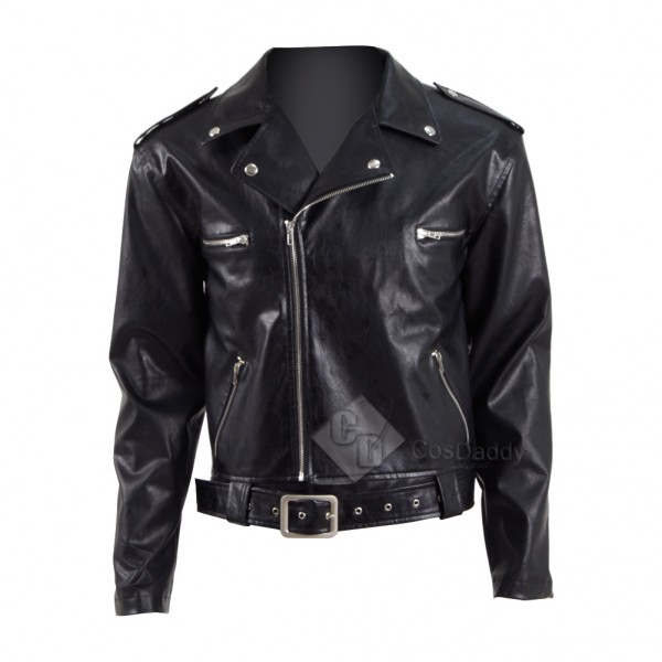 The Walking Dead Season 8 Negan Leather Jacket Cosplay Costume