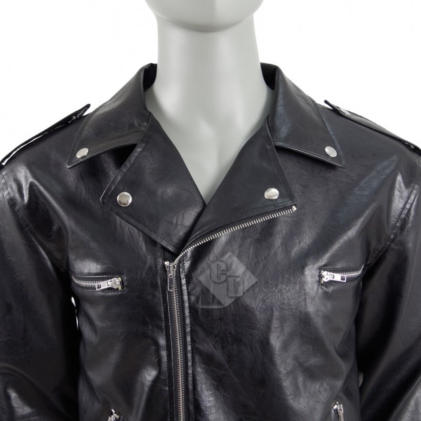 The Walking Dead Season 8 Negan Leather Jacket Cosplay Costume