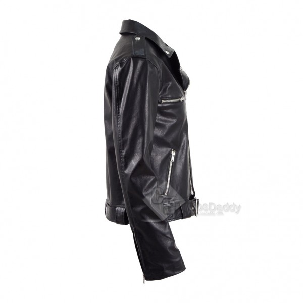 The Walking Dead Season 8 Negan Leather Jacket Cosplay Costume