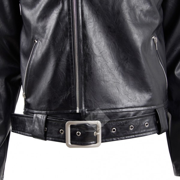 The Walking Dead Season 8 Negan Leather Jacket Cosplay Costume