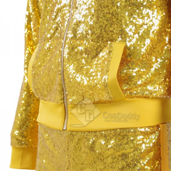 Sing Rossi Pig Golden Hoodie Jacket Boar Bob Tracksuit Cosplay Costume