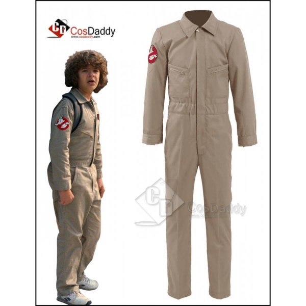 Cosdaddy Stranger Things 2 Kids Homemade Ghostbusters Jumpsuit Cosplay