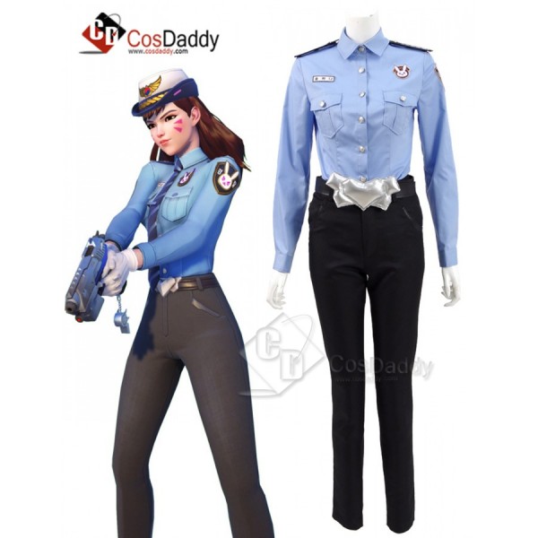 Overwatch DVA Uniform Suit Cosplay Costume