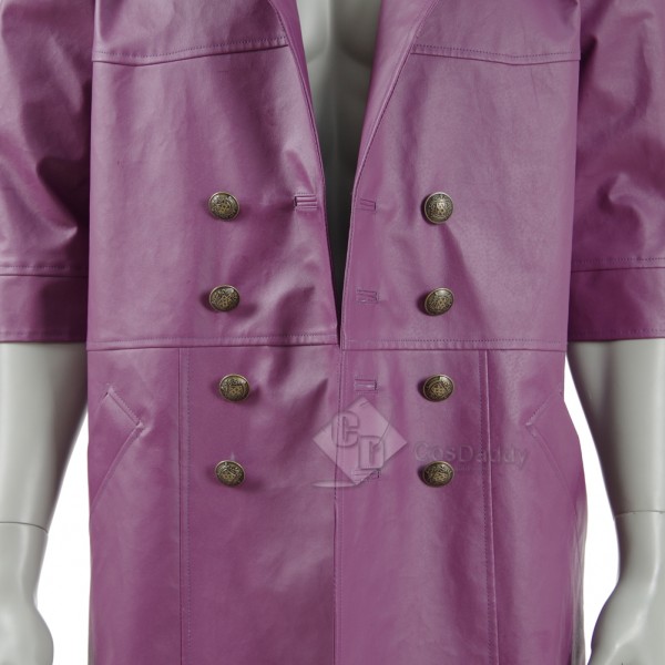 Injustice 2 the  Joker Purple Jacket Cosplay Costume