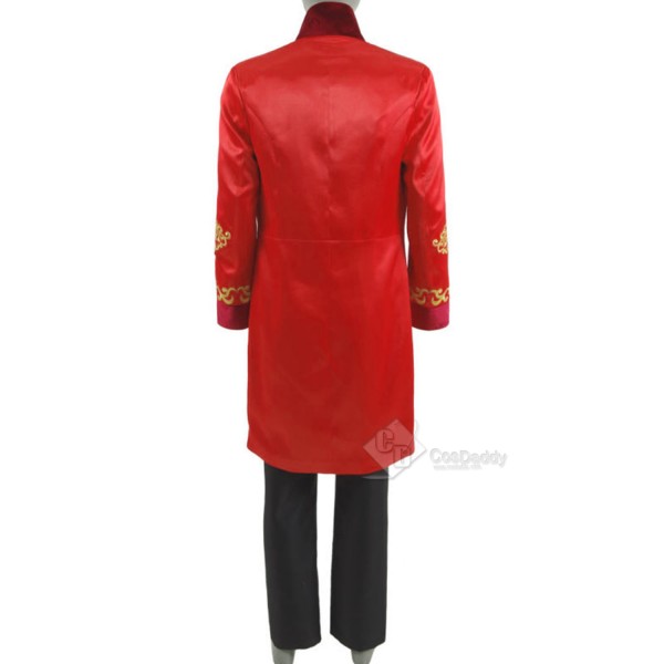 Cosdaddy The Greatest Showman P.T.Barnum Cosplay Costume red performance uniform