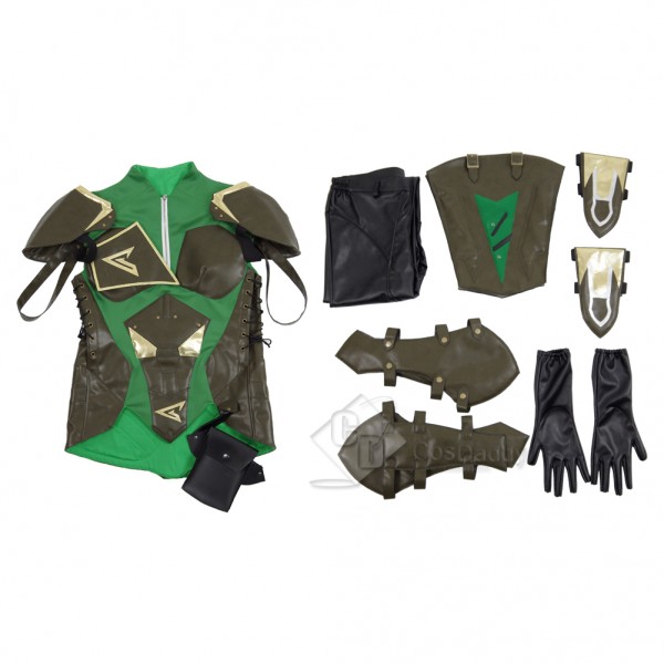 Injustice 2 The Green Arrow Oliver Cosplay Costume