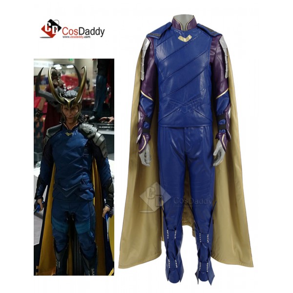 Thor 3 Ragnarok Loki Laufeyson Cosplay Costume FullSet