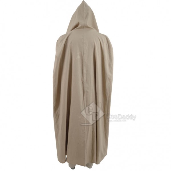 Star Wars Old Luke Skywalker Cosplay Jedi White Costume