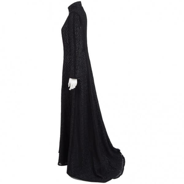 Game of Thrones Queen Cersei Lannister Black Long Dress Cosplay Costume