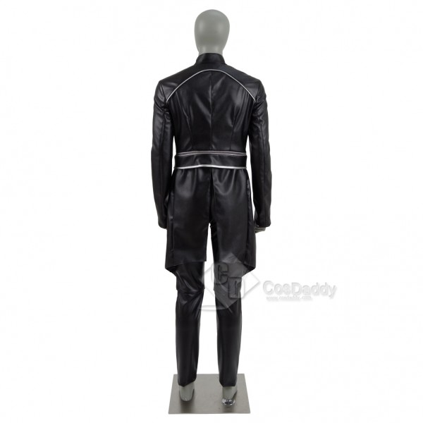 Inhumains Noir Boulon Super hero Blackagar Boltagon Cosplay Costume Halloween