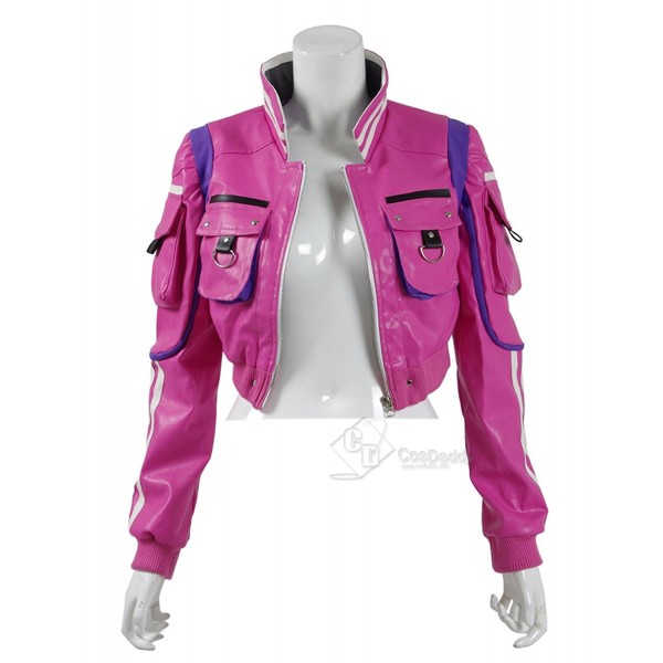 Final Fantasy XV Cindy Aurum Cosplay Jacket Pink H...