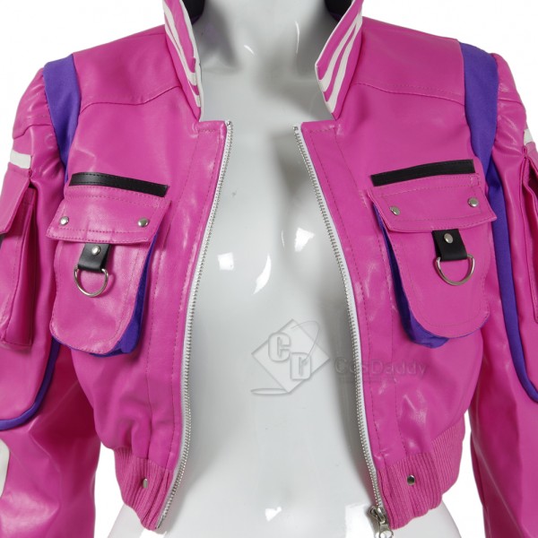 Final Fantasy XV Cindy Aurum Cosplay Jacket Pink Halloween Costume