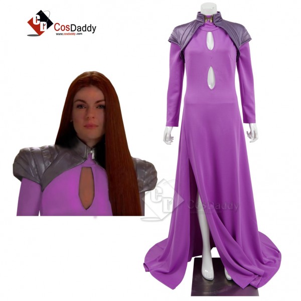 TV Inhumans Medusa Cosplay Costume Dress 