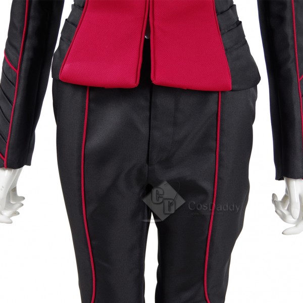 The Orville Women Red Security Department Uniform Cosplay Costume