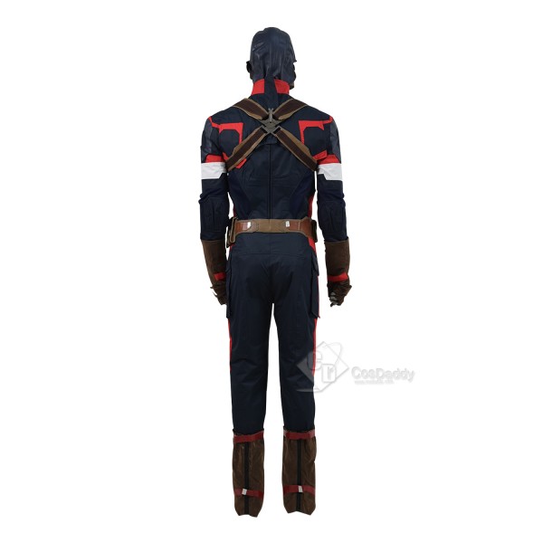 Avengers: Age of Ultron Captain America Steve Rogers Uniform Costume 