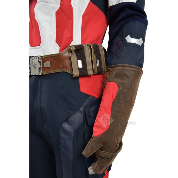 Avengers: Age of Ultron Captain America Steve Rogers Uniform Costume 