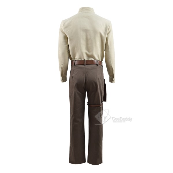 Cosdaddy Star Wars Resistance King Pilot Black Leader Poe Dameron Cosplay Costume for Men