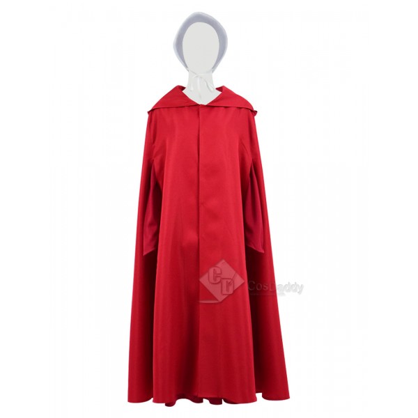 The Handmaid's Tale Offred Cosplay Red Long Dress Costume