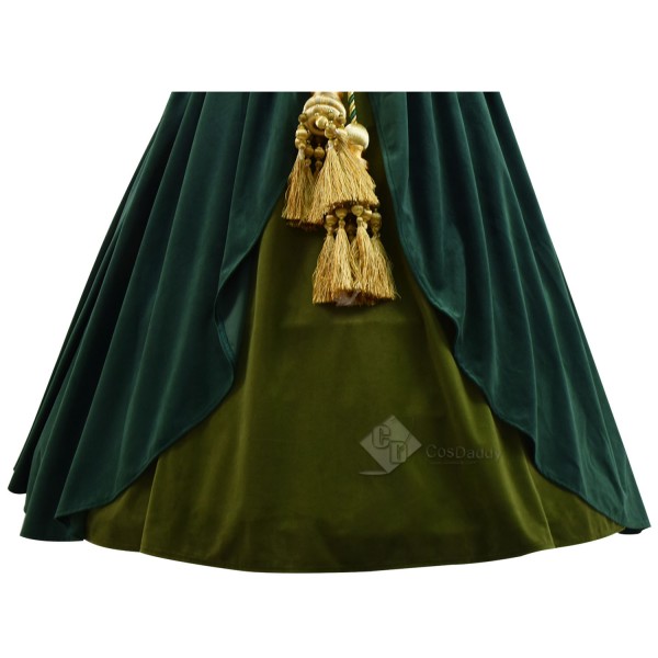 Cosdaddy Gone with the Wind Scarlett O'Hara Cosplay Green Dress Costume