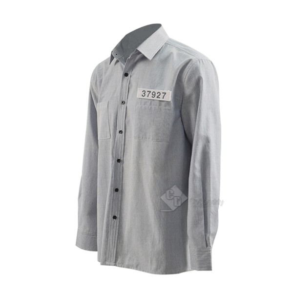 Cosdaddy The Shawshank Redemption Andy Cosplay Prison Uniform Costume