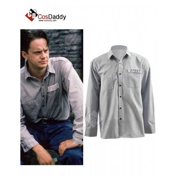 Cosdaddy The Shawshank Redemption Andy Cosplay Prison Uniform Costume