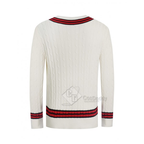 5th Doctor Jumper Doctor Who Season 21 Fifth Doctor Sweater Cosplay Costume CosDaddy