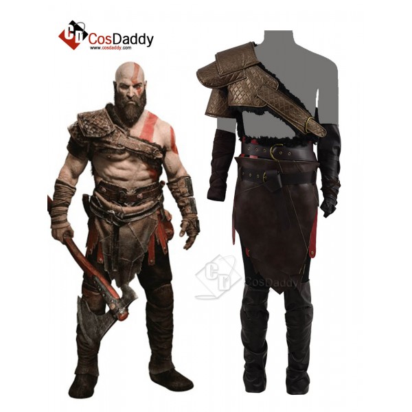 God of War 4 Kratos Cosplay Costume For Halloween ...