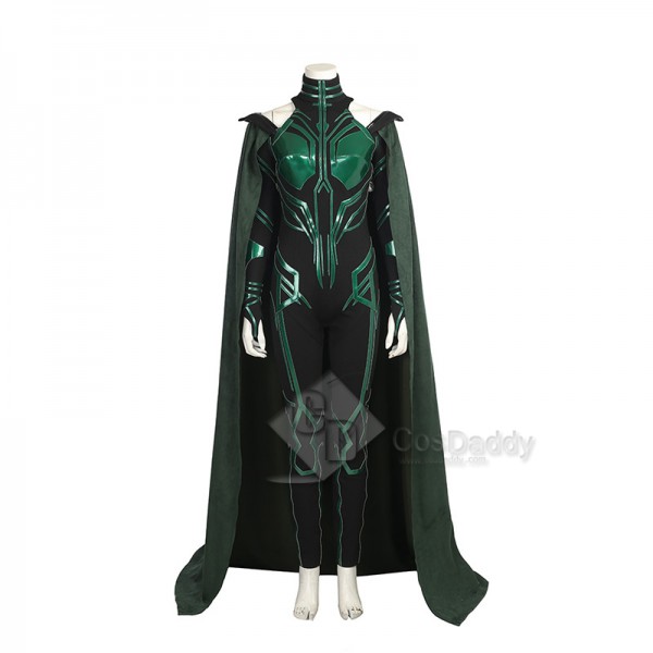 Thor 3 Ragnarok Goddess Of Death Hela Cosplay Costume With Cloak Shoes