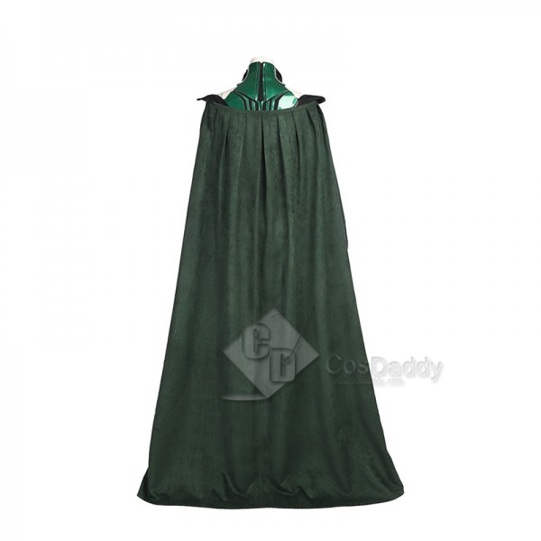 Thor 3 Ragnarok Goddess Of Death Hela Cosplay Costume With Cloak Shoes