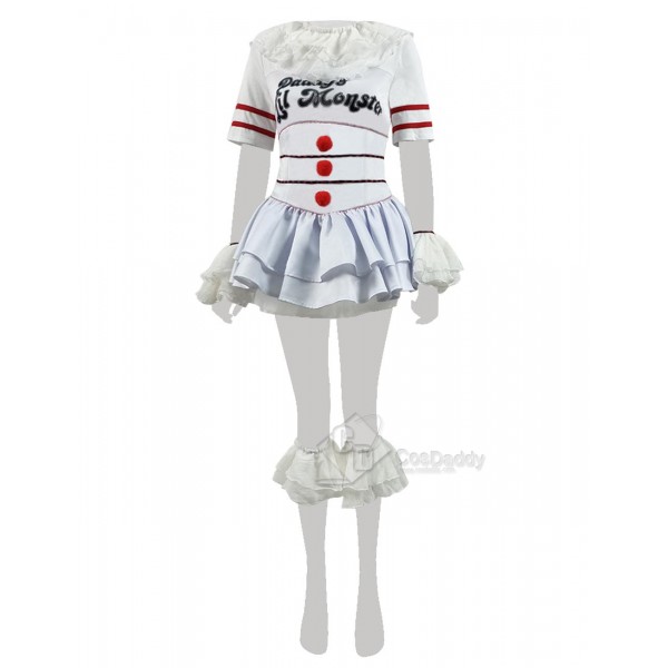 It Stephen King's It Pennywise the Dancing Clown Mix Cosplay Costume