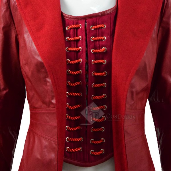 Captain America3 Civil War Scarlet Witch Cosplay Costume