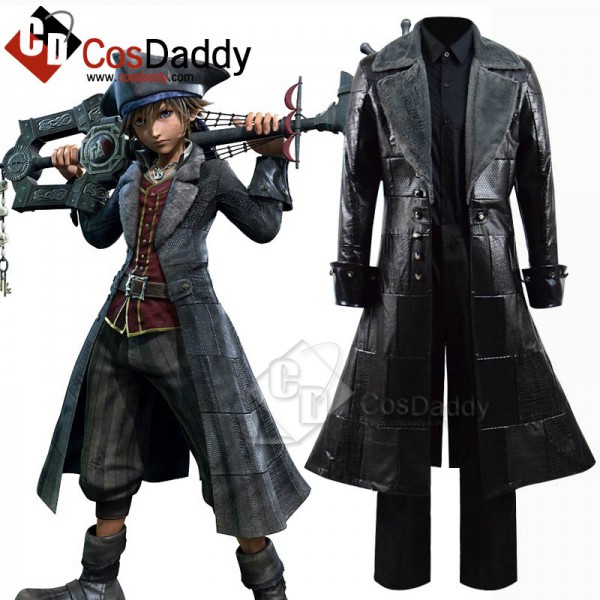 Kingdom Hearts III Sora Coat Cosplay Costume