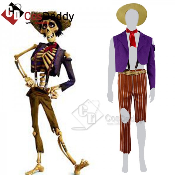 Coco (2017) Movie Hector Cosplay Costume