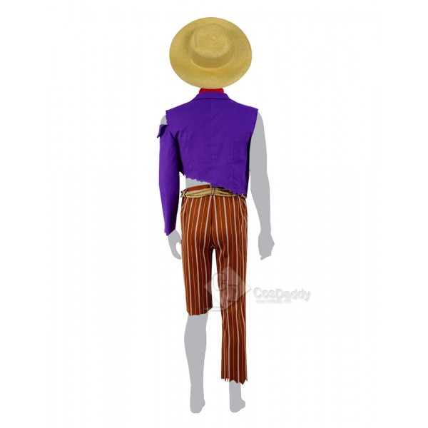 Coco (2017)  Movie Hector Light Purple Cosplay Costume