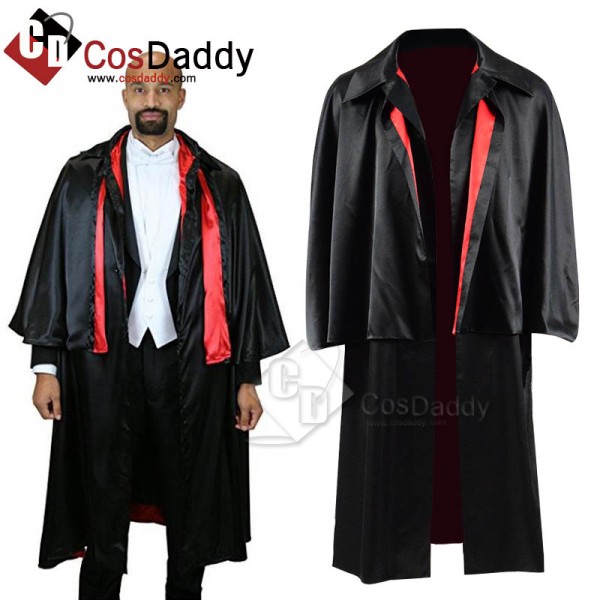 Historical Emporium Men's Satin Inverness Dress Cape