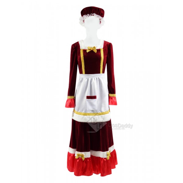 New (2018) Christmas Santa Claus Cosplay Costume W...