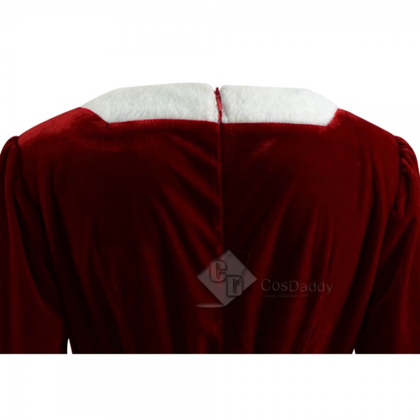 New (2018) Christmas Santa Claus Cosplay Costume Women's Party Dress