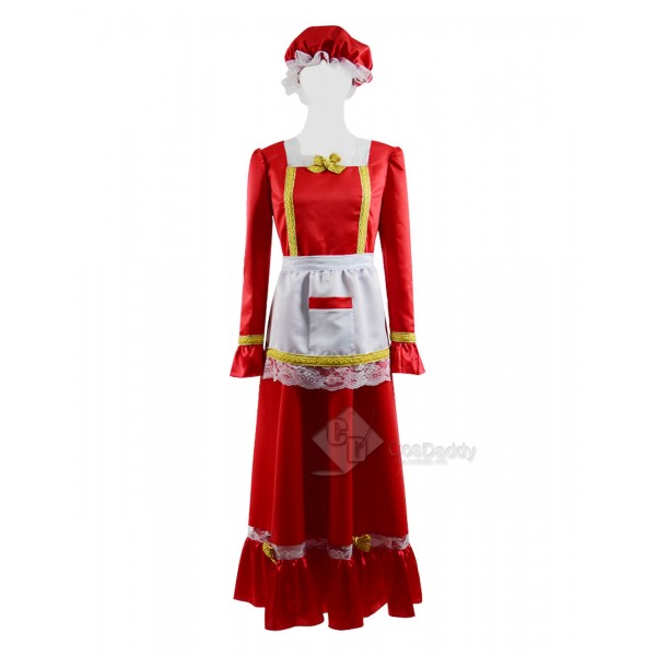 Christmas Women's Party Dress Santa Claus Cosplay ...