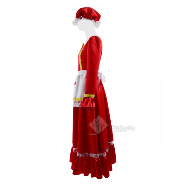 Christmas Women's Party Dress Santa Claus Cosplay Costume