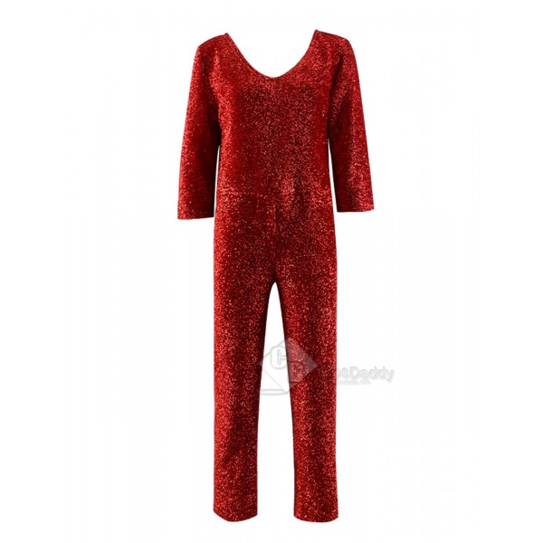 Sing Rossi Pig Red Jumpsuit Cosplay Costume